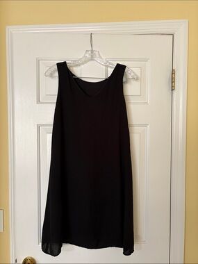 Elegant Black Sleeveless Mini Dress